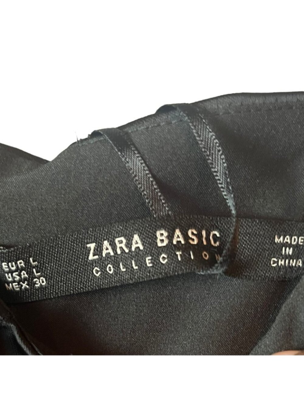 Zara Womens Dress Black Size Large Satin Sleeveless Corset Sheath Midi - Picture 5 of 10